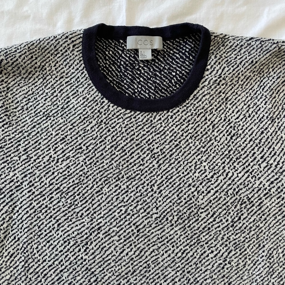 COS Cotton jacquard jumper